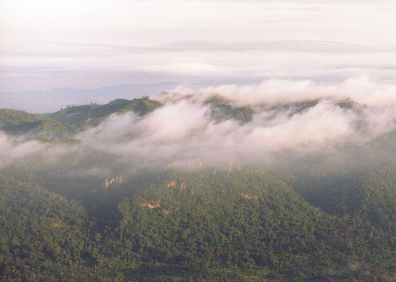 The Luak ridge of the Phetchabun Mountains and the Sonthi River valley, from th…